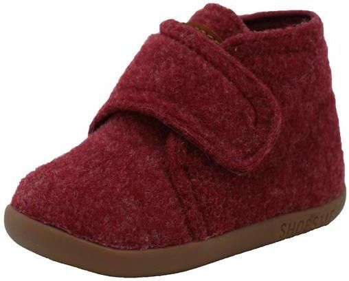 Shoesme Baby Babyslofjes Meisjes jongens Red Vilt