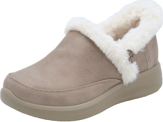 Skechers Slip-Ins Cozy Escape Pantoffels Dames Beige - Foto 3