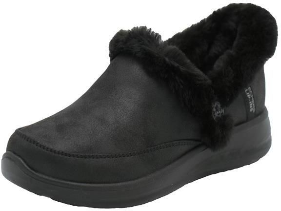 Skechers Slip-Ins Cozy Escape Pantoffels Dames Zwart - Foto 2