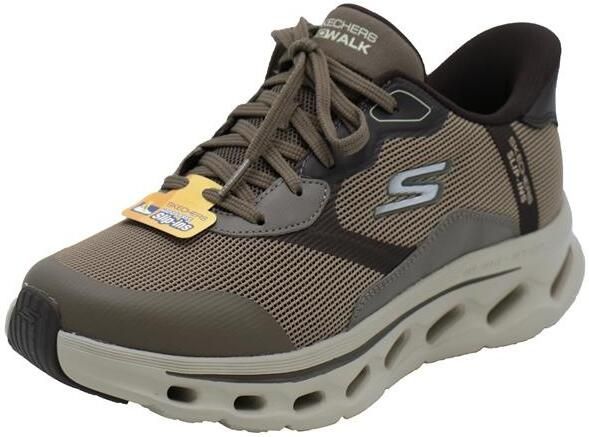 Skechers Slip-Ins Go Walk Glide-Step Sneakers Heren Taupe - Foto 3