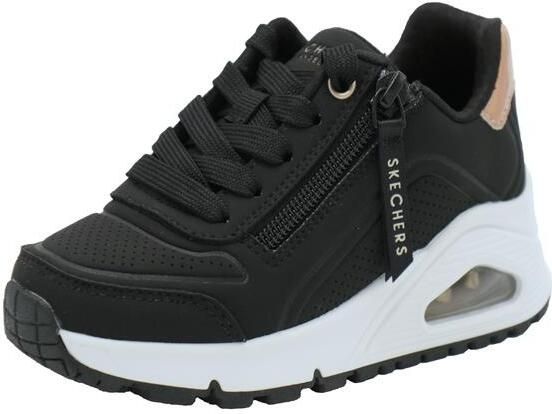 Skechers Uno Gen1 Zip And Stride Sneakers Meisjes Zwart - Foto 3