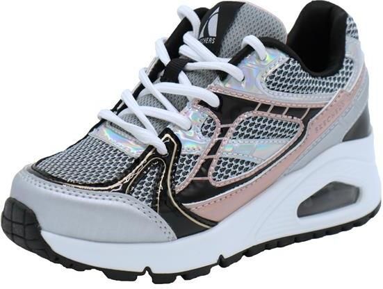 Skechers Uno Gen1 Platinum Flash Sneakers Meisjes Zilver - Foto 2
