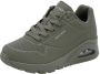 Skechers Uno Shiny Scale Sneakers Dames Groen - Thumbnail 3