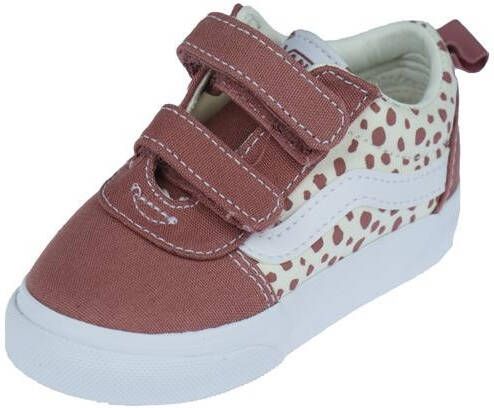 Vans Ward V Dots Klittenband Sneaker Meisjes Roze