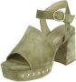 VIA VAI Iris North Sandalen Met Hak Beige Groen - Thumbnail 2