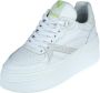 VIA VAI Lage Sneakers Dames Isa Bo Maat: 37 Materiaal: Leer Kleur: Wit - Thumbnail 3