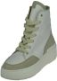 Via vai 58009 Jessy 01 001 Vitello Combi Bianco Sneakers hoge sneakers - Thumbnail 3