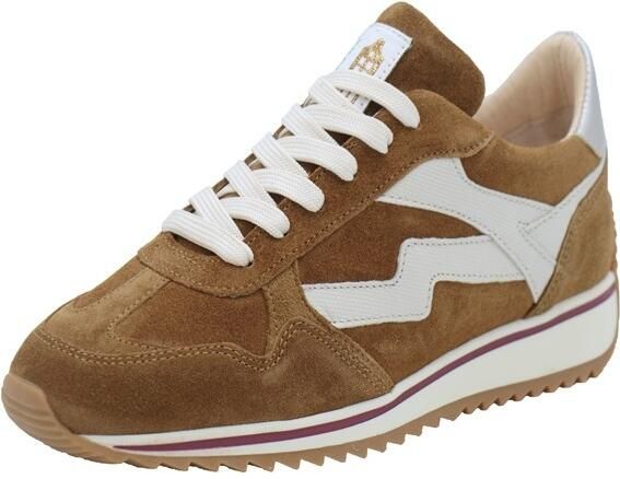 VIA VAI Mikki Alex Sneakers dames Suède Leer Beige - Foto 3