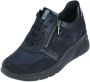 Waldläufer Blauwe Comfortabele en Sportieve Dames Veterschoen Blauw Heren - Thumbnail 4