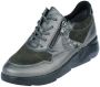 WALDLAUFER Waldläufer Sneakers Dames Combi K Rits Sneaker Maat: 41 5 Materiaal: Leer Kleur: Grijs - Thumbnail 3