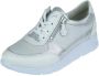 Waldläufer Dames Veterschoen 661003 309 663 Wit Zilver Wijdte K - Thumbnail 4