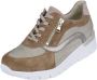 Wäldlaufer Waldlaufer 626014 K Ramona Volwassenen Lage sneakersDames sneakers Wit beige - Thumbnail 3