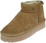 WARMBAT Vachtlaarzen Dames Durack Plateau Maat: 38 Materiaal: Suède Kleur: Cognac - Thumbnail 6