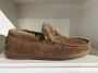 Warmbat Grizzly Men Suede Heren Sloffen Taupe Bruin - Thumbnail 10