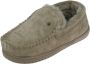 Warmbat Grizzly Men Suede Heren Sloffen Taupe Bruin - Thumbnail 4