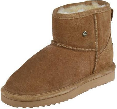 WARMBAT Vachtlaarzen Dames Wallaby Maat: 38 Materiaal: Suède Kleur: Cognac - Foto 6