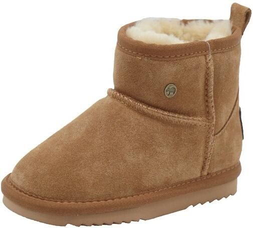 Warmbat Australia Wallaby gevoerde suède enkelboots camel Bruin Suede 33 - Foto 9