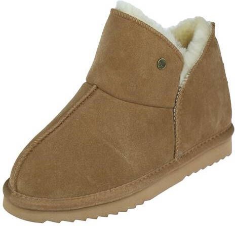Warmbat Australia Willow suède pantoffels cognac kids Bruin Jongens Meisjes Suede 35 - Foto 10