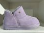 Warmbat Australia Willow gevoerde suède pantoffels lila - Thumbnail 4