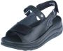 Wolky Sandalen Adura zwart leer Dames Sandalen Zwart - Thumbnail 2