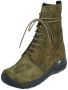 Wolky Hoge veterschoenen Bluff donker taupe suede - Thumbnail 2