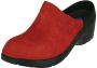 Wolky Dames Slippers 0607511 500 Clog Red Rood - Thumbnail 4