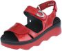 Wolky Sandalen Medusa rood leer - Thumbnail 3