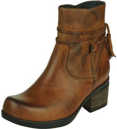 Wolky Enkellaarzen 01378 Pamban 39430 cognac leer