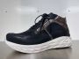 Wolky Pep Veterschoenen Hoog Zwart - Thumbnail 3