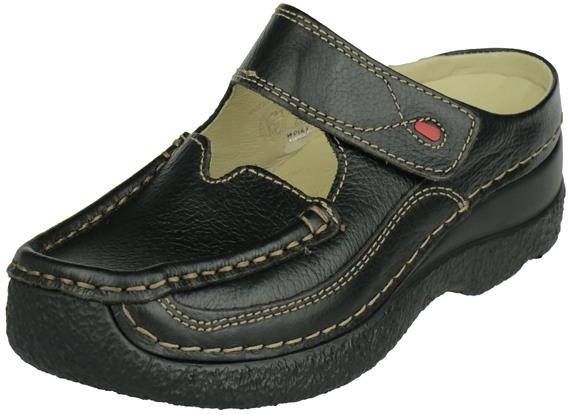 Wolky Klompen 06227 Roll Slipper 70000 zwart geprint leer - Foto 6
