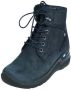 Wolky Hoge veterschoenen Whynot blauw nubuck - Thumbnail 2