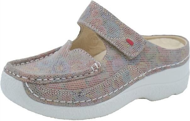 Wolky Comfortschoenen Roll Slipper taupe flower - Foto 8