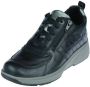 Xsenisble Xsensible Arona black silver 30217.3 050 HX damesschoenen xsensible Zwarte sneakers dames Xsensible Veterschoenen dames uitneembaar voetbed - Thumbnail 3