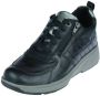 Xsenisble Xsensible Arona black silver 30217.3 050-HX damesschoenen xsensible Zwarte sneakers dames Xsensible Veterschoenen dames uitneembaar voetbed - Thumbnail 3