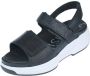 Xsensible 30700.5.009-G H dames sandalen sportief zwart - Thumbnail 2