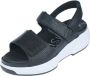 Xsensible 30700.5.009-G H dames sandalen sportief zwart - Thumbnail 3
