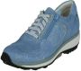 Xsensible 30101.2 Chelsea Lake Blue Metal G-Wijdte Veterschoenen - Thumbnail 4