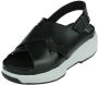 Xsensible 30701.5 Curacao Black G+ Wijdte Sandalen - Thumbnail 4