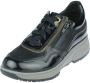 XSENSIBLE Lage Sneakers Dames Combi H Rits Sneaker Maat: 42 Materiaal: Leer Kleur: Zwart - Thumbnail 6