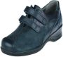 Xsensible Lucia 10027.2.245 blauwe klittenbandschoenen met stretchleer wijdte H - Thumbnail 4