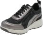 XSENSIBLE Lage Sneakers Dames Valletta Maat: 40 Materiaal: Leer Kleur: Zilverkleurig - Thumbnail 3