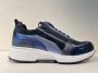 XSENSIBLE Lage Sneakers Dames Valletta Maat: 40 Materiaal: Leer Kleur: Blauw - Thumbnail 3