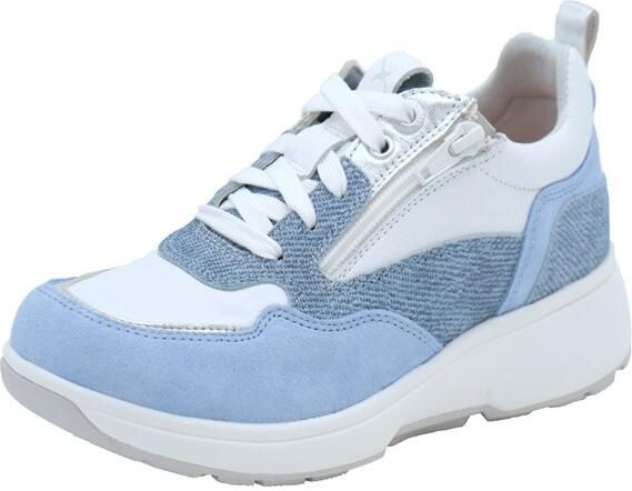 Xsensible Comfortsneaker dames Grenoble lichtblauw Steunzolen Bonne Shoe - Foto 8