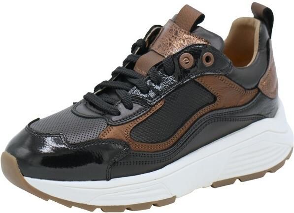 XSENSIBLE Lage Sneakers Dames Milau Maat: 41 Materiaal: Leer Kleur: Zwart - Foto 5