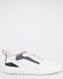 BLACKSTONE Lage Sneakers Heren Mykel Maat: 43 Materiaal: Leer Kleur: Wit - Thumbnail 5