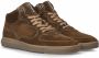 Floris van Floris van Bommel van Floris van Bommel Sneakers Heren Hoge sneakers Herenschoenen Suède SFM-10112 Cognac - Thumbnail 8