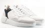 Nubikk Roque Road Wave Men White Leather Navy Lage sneakers - Thumbnail 14