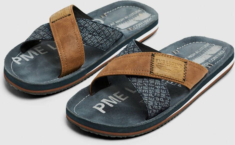 PME Legend Slippers Haig PBO2304190-599 Blauw - Foto 4