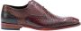 Floris van bommel De Stapper 05.16 Dark Cognac G+ Wijdte Veterschoenen - Thumbnail 6
