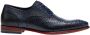 Floris van bommel De Stapper 05.17 Dark Blue G+ Wijdte Veterschoenen - Thumbnail 5